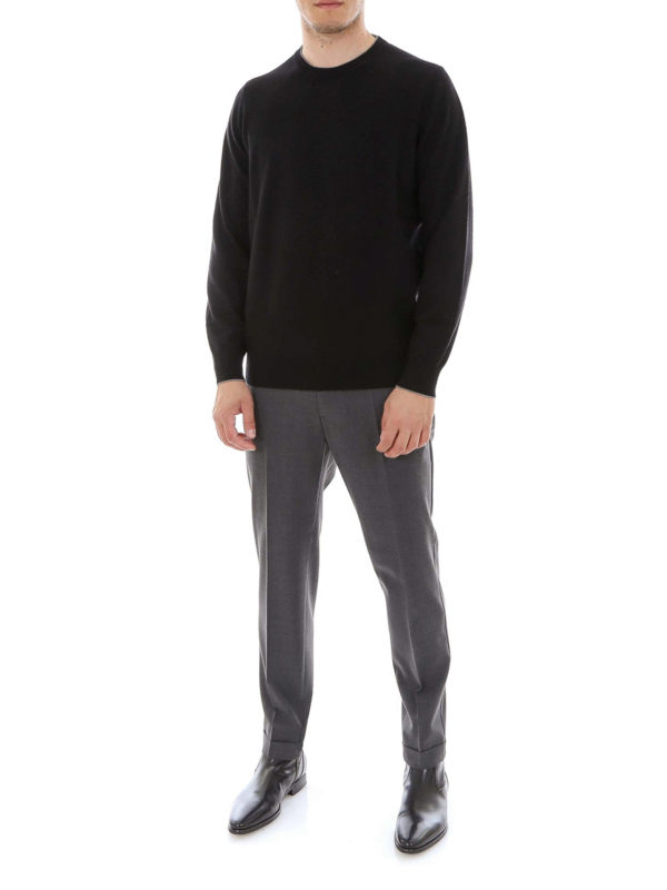 BRUNELLO CUCINELLI: クルーネック online - クルーネック - 黒