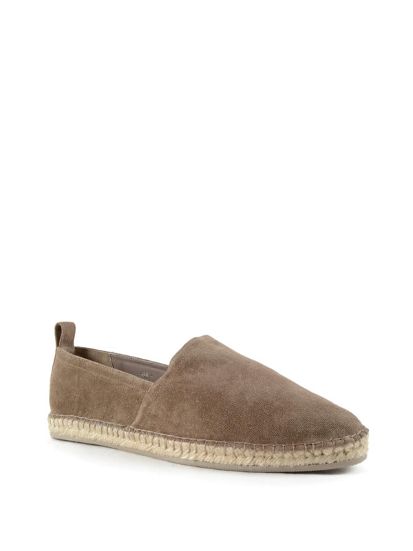 BRUNELLO CUCINELLI: espadrilles online - Textured suede espadrilles