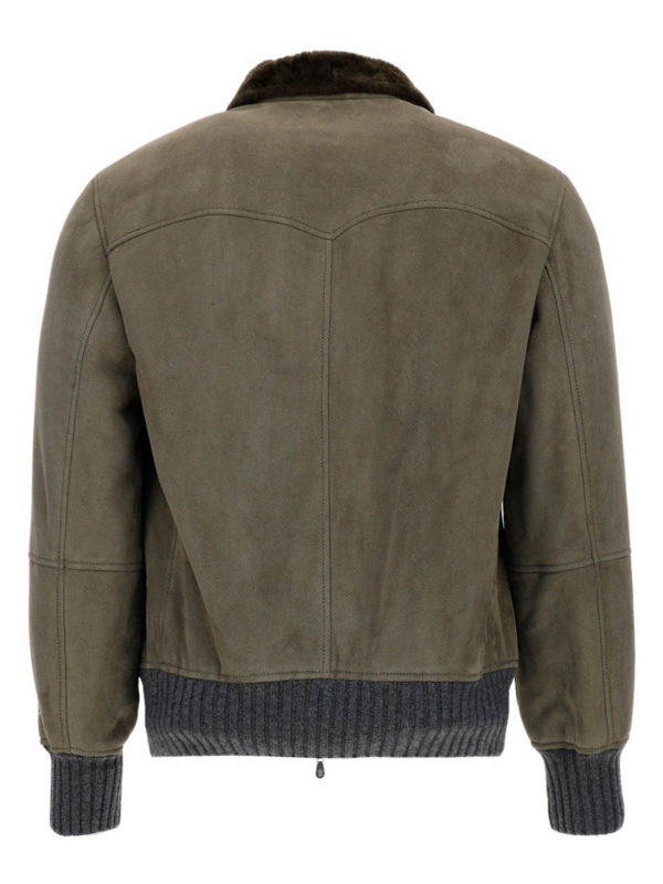 BRUNELLO CUCINELLI: leather jacket online - Suede jacket
