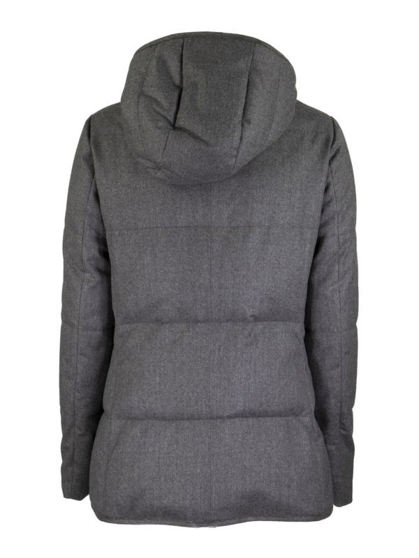 BRUNELLO CUCINELLI: padded jackets online - Wool puffer jacket