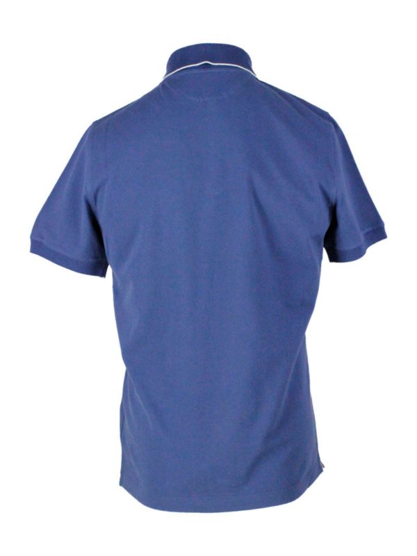 BRUNELLO CUCINELLI: Poloshirts online - Poloshirt - Blau