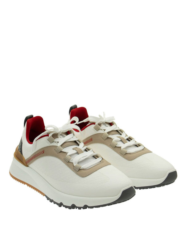 BRUNELLO CUCINELLI: Chaussures de sport online - Baskets - Blanc