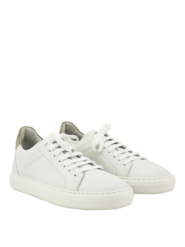 BRUNELLO CUCINELLI: Chaussures de sport online - Baskets - Blanc