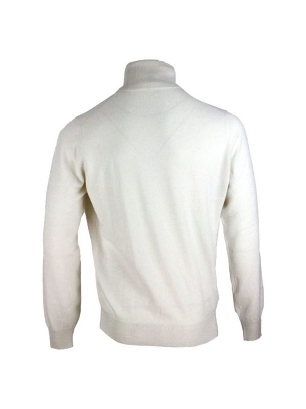 BRUNELLO CUCINELLI: Turtlenecks & Polo necks online - Cashmere turtleneck in white