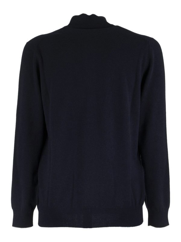 BRUNELLO CUCINELLI: タートルネック online - タートルネック/ポロネック - ダークブルー