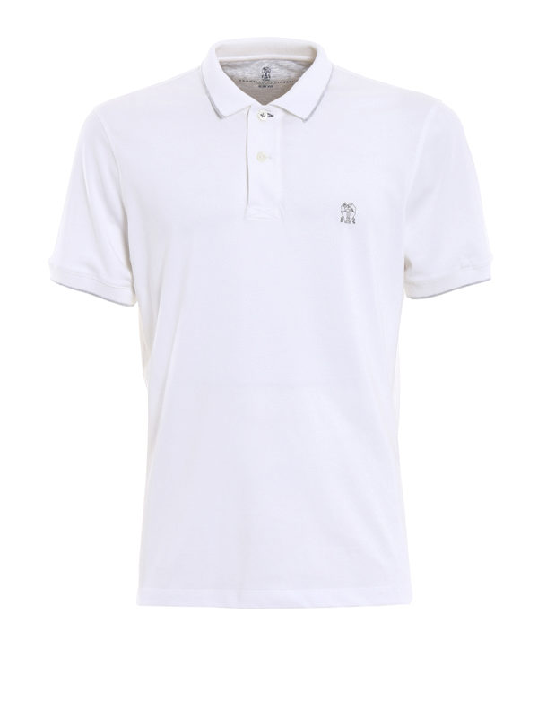 BRUNELLO CUCINELLI: Polos - Polo - Blanco