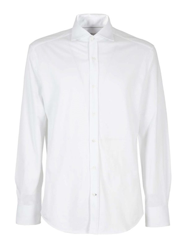 BRUNELLO CUCINELLI: Hemden - Hemd - Weiß