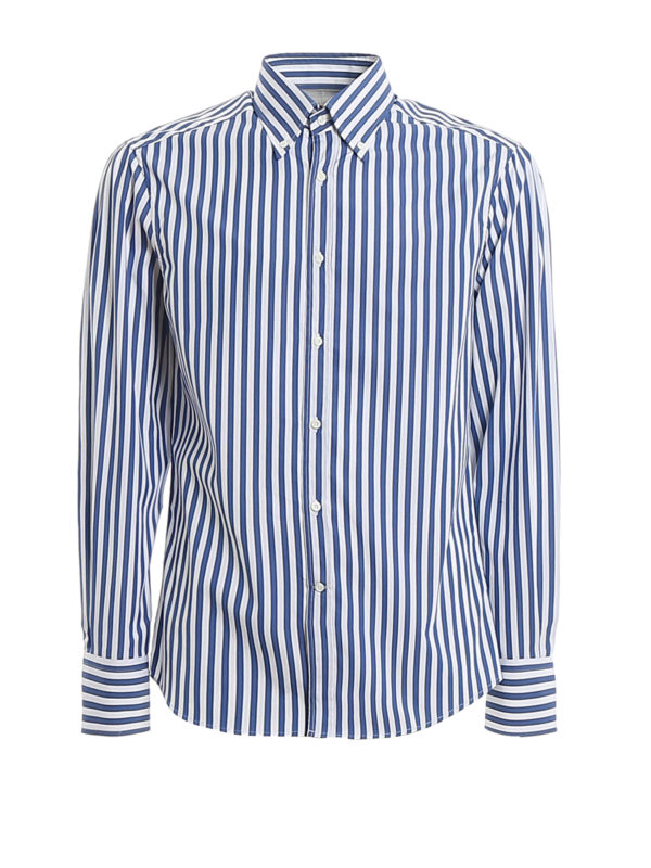 BRUNELLO CUCINELLI: Camisas - Camisa - De Rayas
