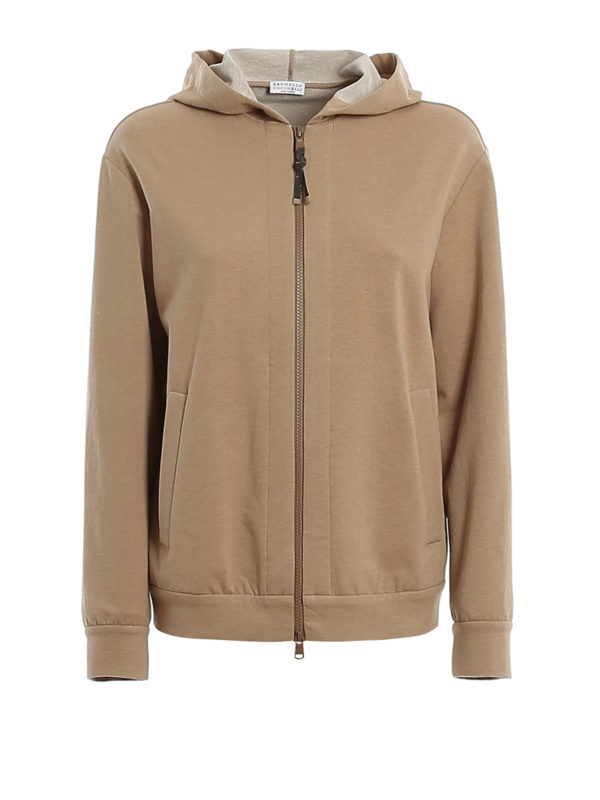 BRUNELLO CUCINELLI: Sweatshirts und Pullover - Sweatshirt - Camel