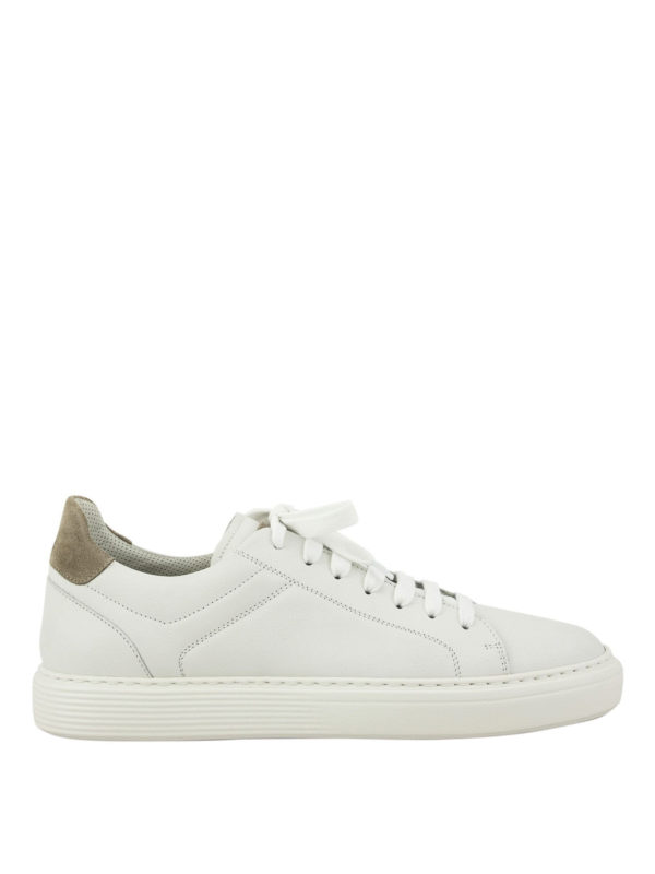 BRUNELLO CUCINELLI: Chaussures de sport - Baskets - Blanc