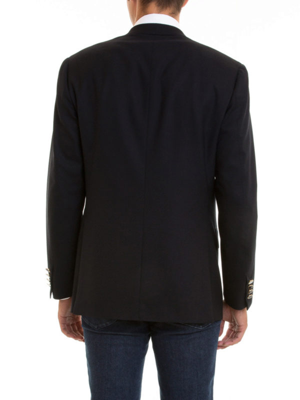 Brunico wool structured blazer shop online: BRIONI