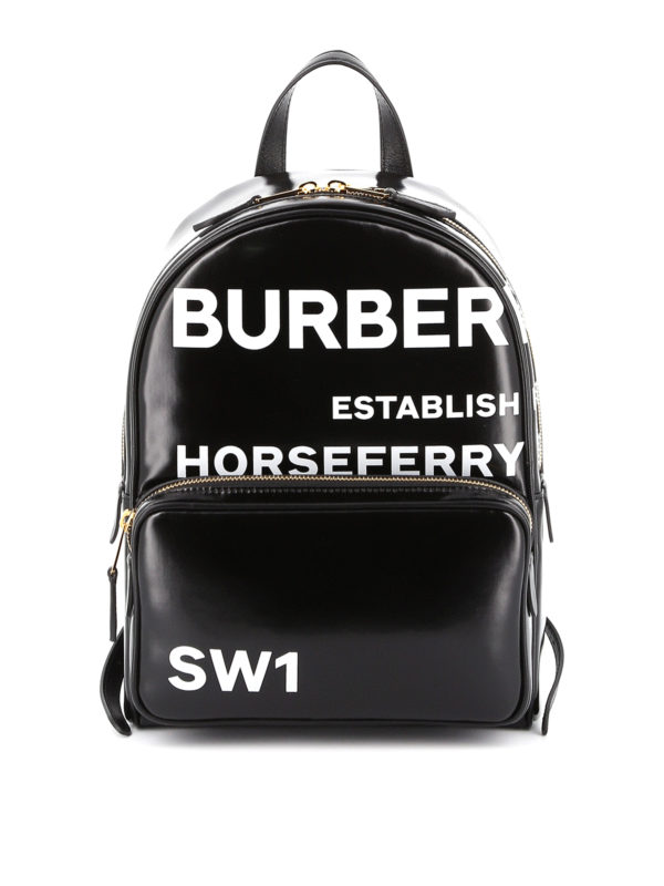 BURBERRY: backpacks - Coated canvas backpack