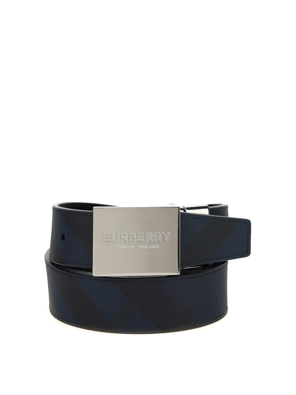 BURBERRY: belts - London check patterned belt
