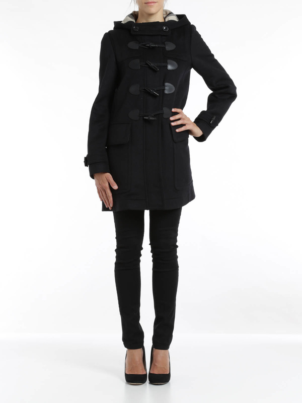 Knee length coats Buttero Finsdale wool duffle coat 39155871