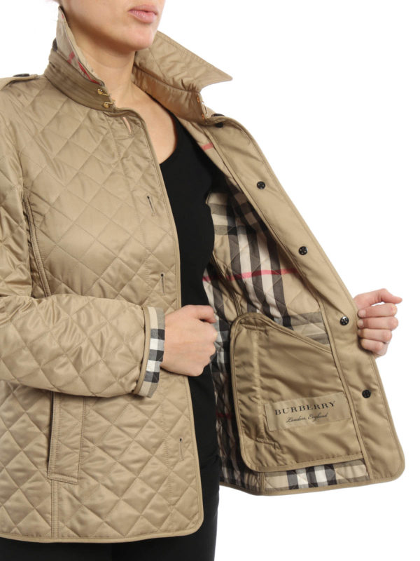 Burberry brit women's ashurst diamond quilted jacket sale