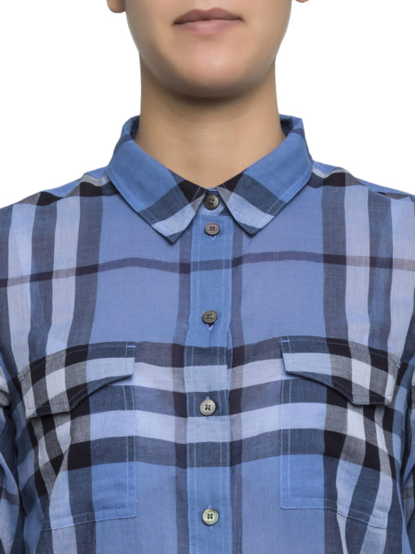 BURBERRY buy online Check cotton shirt