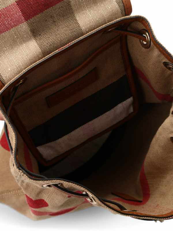 BURBERRY buy online Chiltern Hearts medium backpack