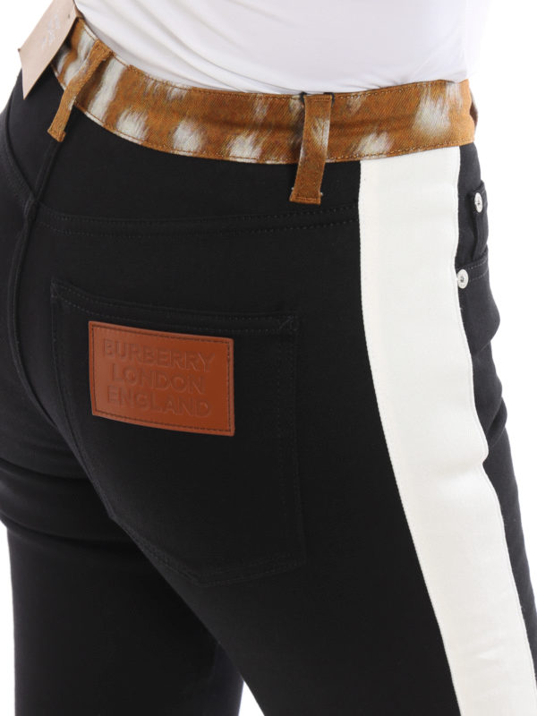 BURBERRY buy online Deer print skinny jeans