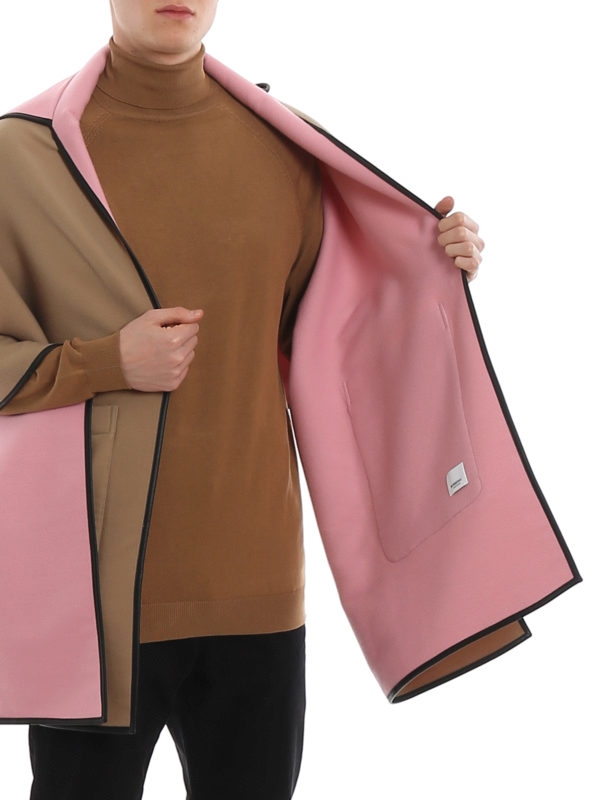 BURBERRY buy online Wool hooded cape