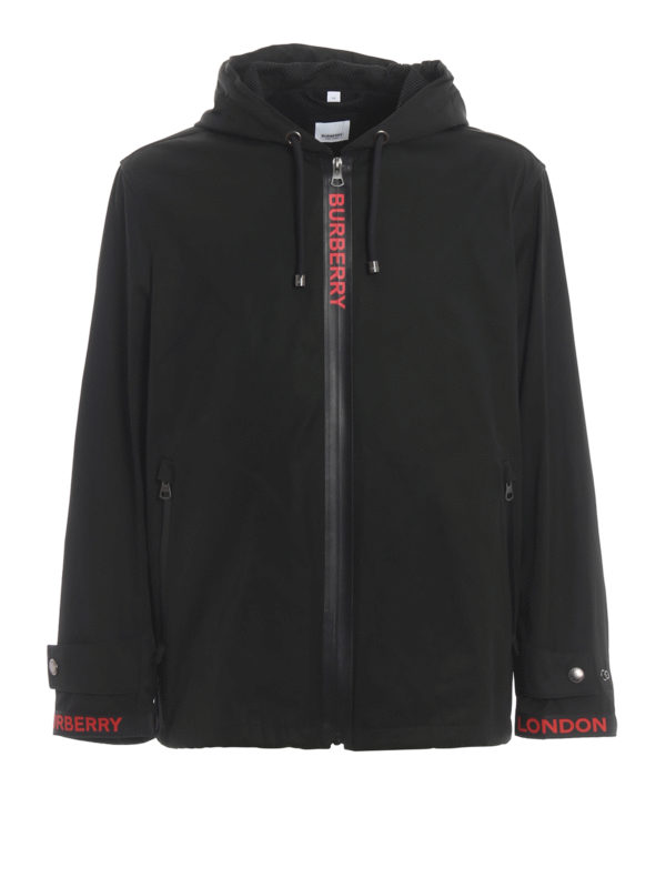 BURBERRY: casual jackets - Everton hooded jacket