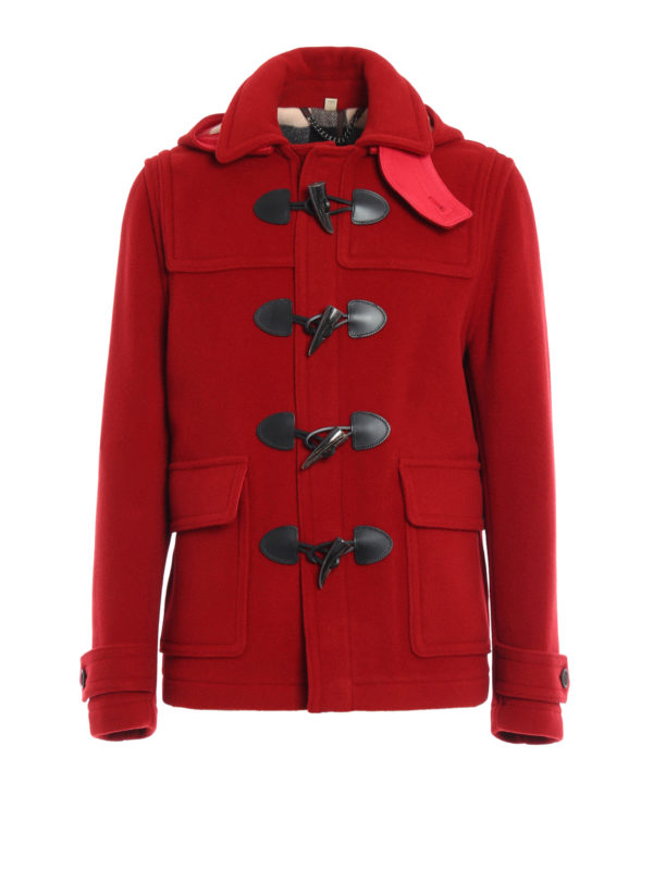 BURBERRY: カジュアルジャケット - カジュアルジャケット メンズ - 赤