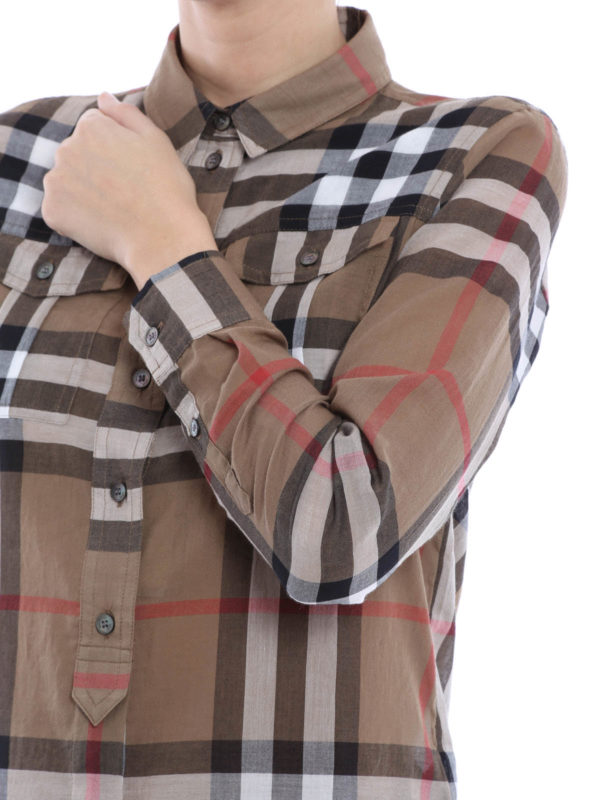 iKRIX BURBERRY: Karierte Baumwollbluse