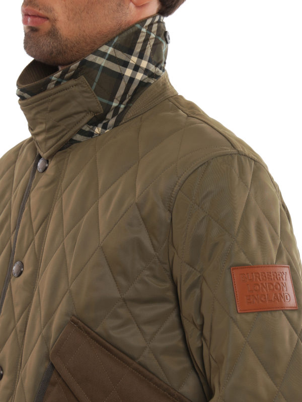 iKRIX BURBERRY: Chilton diamond quilted jacket