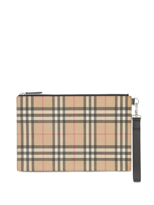 BURBERRY: Clutch - Pochette - Beige