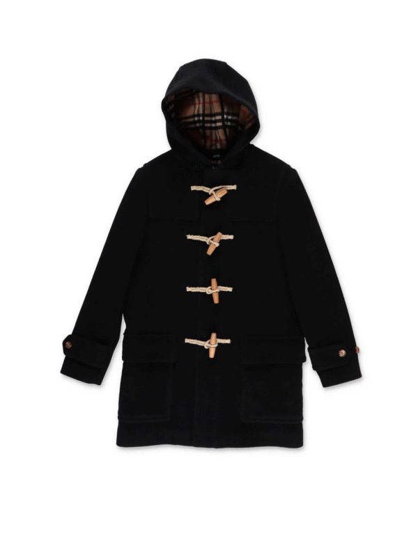 BURBERRY: Abrigos - Abrigo - Negro