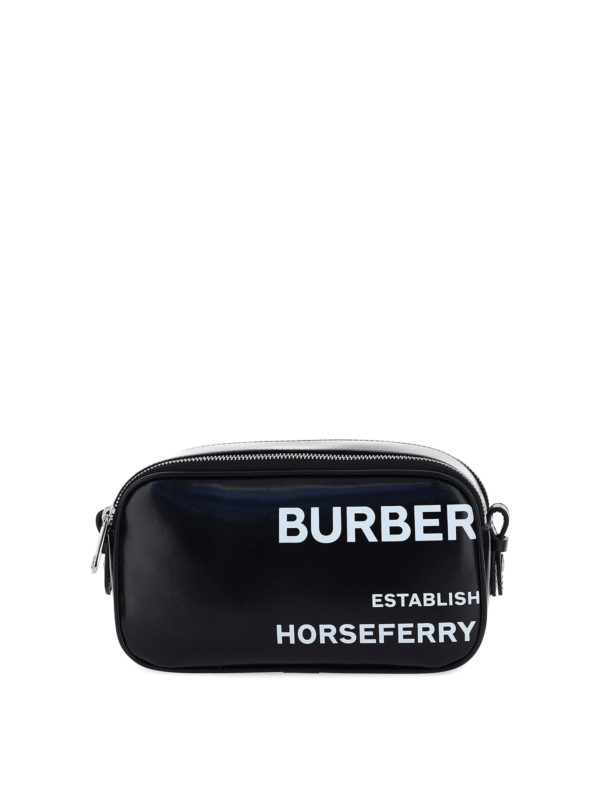 BURBERRY: cross body bags - Leather camera bag