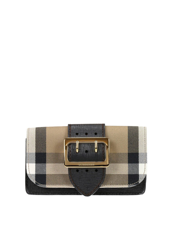 BURBERRY: cross body bags - The Buckle small bag