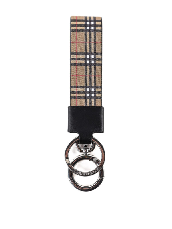 BURBERRY: キーホルダー - キーホルダー - ベージュ