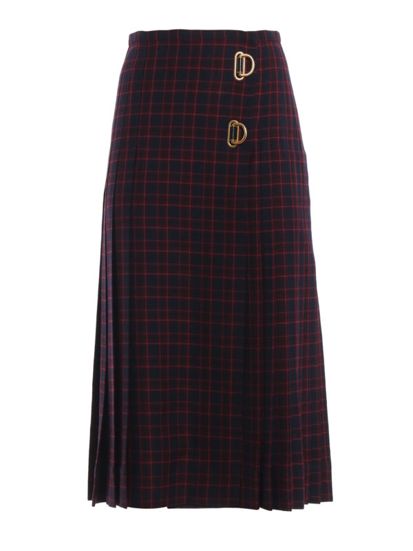BURBERRY: Faldas largas - Falda Larga - Estampado