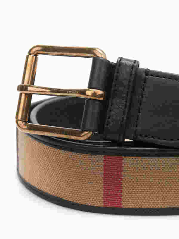 BURBERRY: Cinturones online - Cinturón Multicolor Para Hombre