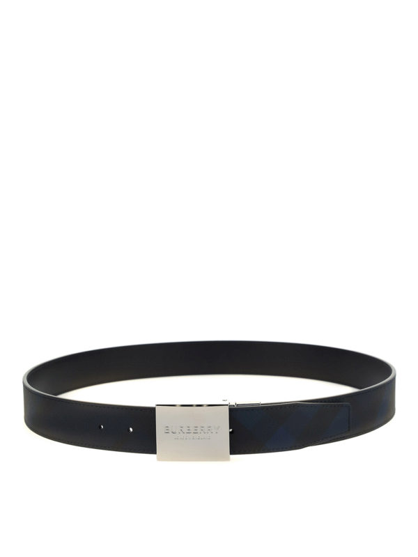 BURBERRY: belts online - London check patterned belt