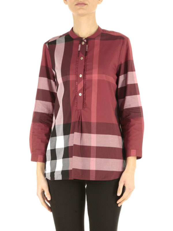 BURBERRY: Blusen online - Bluse - Rot