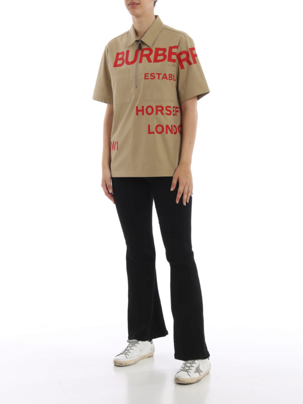 BURBERRY: Blusen online - Bluse - Beige