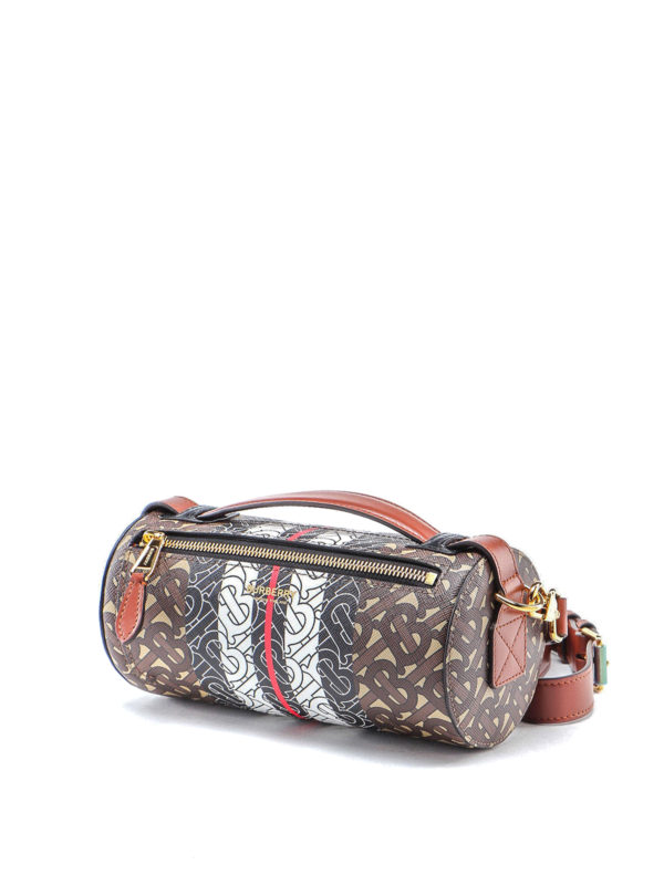 BURBERRY: bowling bags online - Monogram print bowling bag