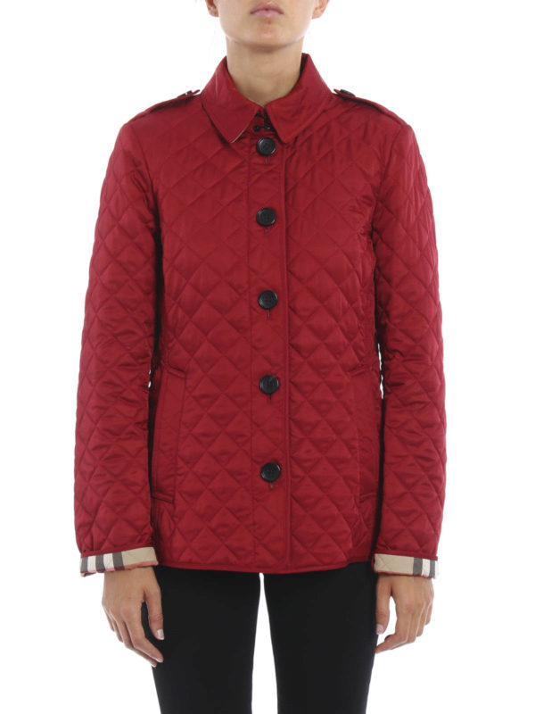 BURBERRY: カジュアルジャケット online - カジュアルジャケット レディース - 赤