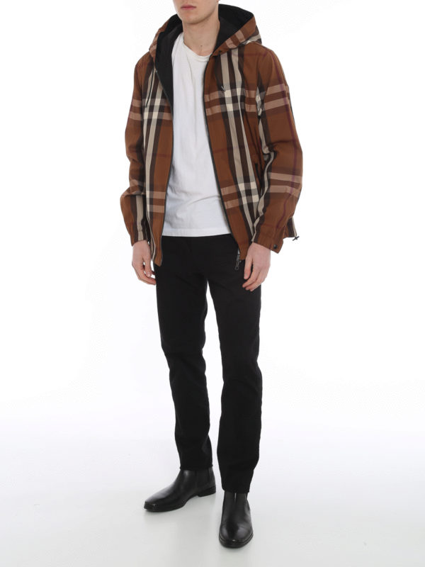 BURBERRY: casual jackets online - Stretton reversible jacket