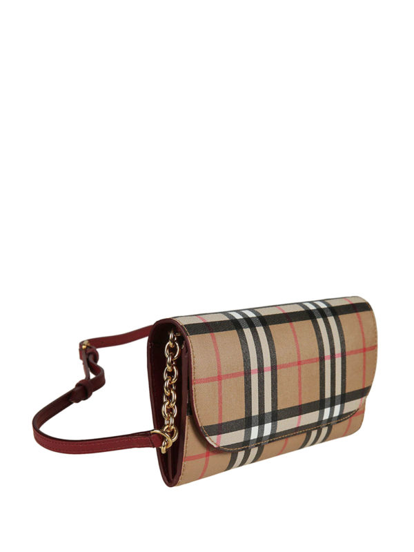 BURBERRY: clutches online - Vintage check pattern wallet clutch
