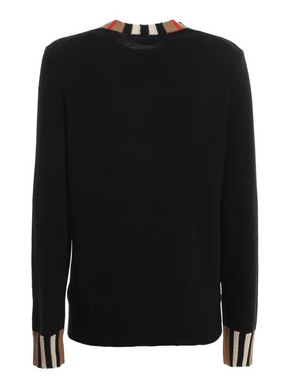 BURBERRY: crew necks online - Eyre cashmere sweater