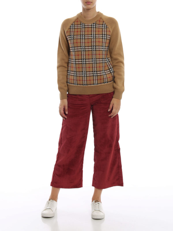 BURBERRY: Pull col rond online - Pull Col Rond - Walsham