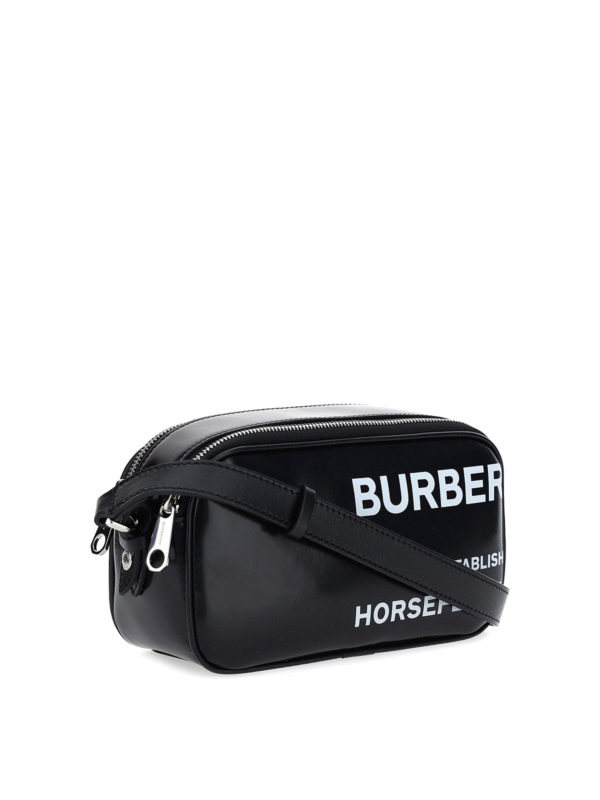 BURBERRY: cross body bags online - Leather camera bag