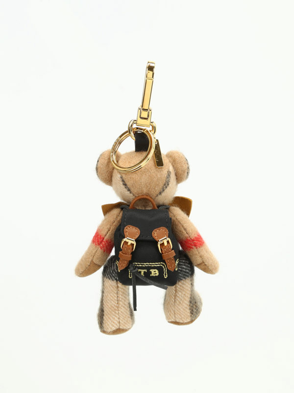 BURBERRY: key holders online - Thomas with backpack key holder