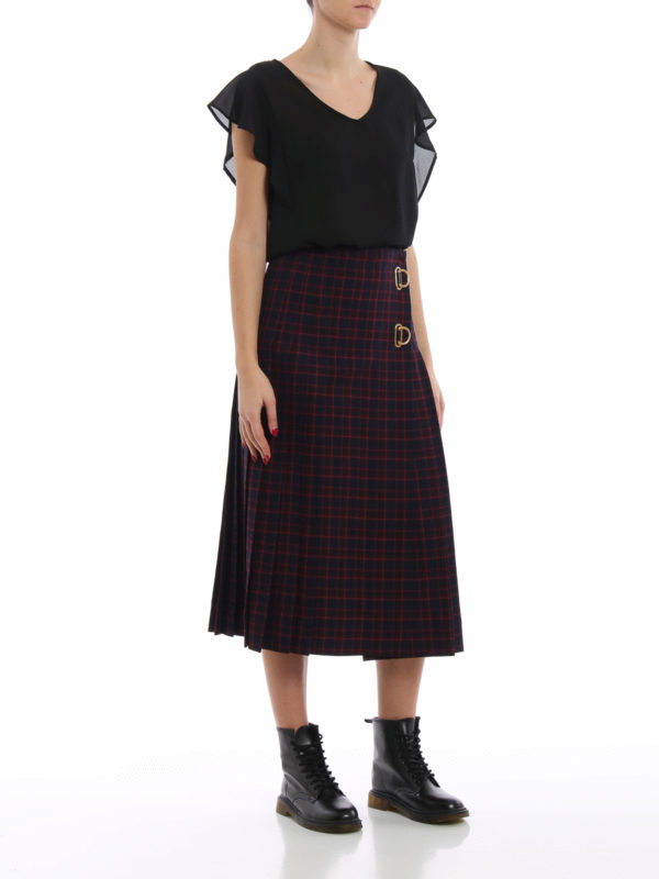 BURBERRY: Faldas largas online - Falda Larga - Estampado