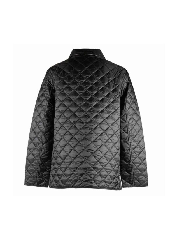 Burberry black diamond quilted jacket online