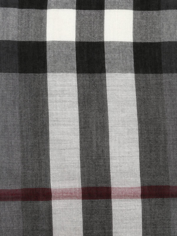 BURBERRY: Bufandas y pañuelos online - Bufanda - Gris Oscuro