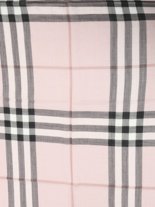 BURBERRY: scarves online - Lightweight gauze scarf