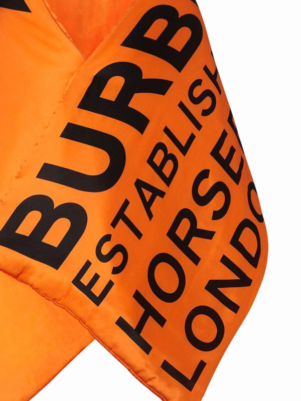 BURBERRY: Bufandas y pañuelos online - Bufanda - Naranja